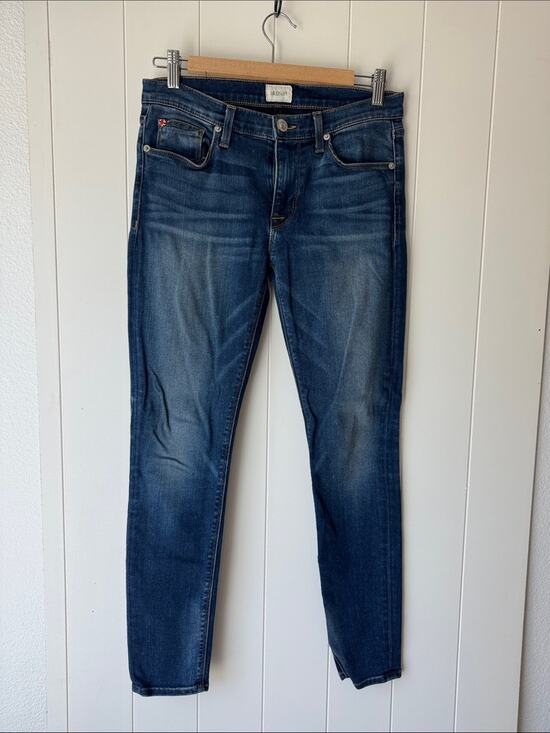 Hudson Jeans Denim - Hudson Jeans Women’s Slim Jeans in Dark Blue Wash 27